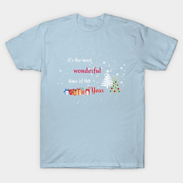 Most wonderful time T-Shirt by Lili's Designs